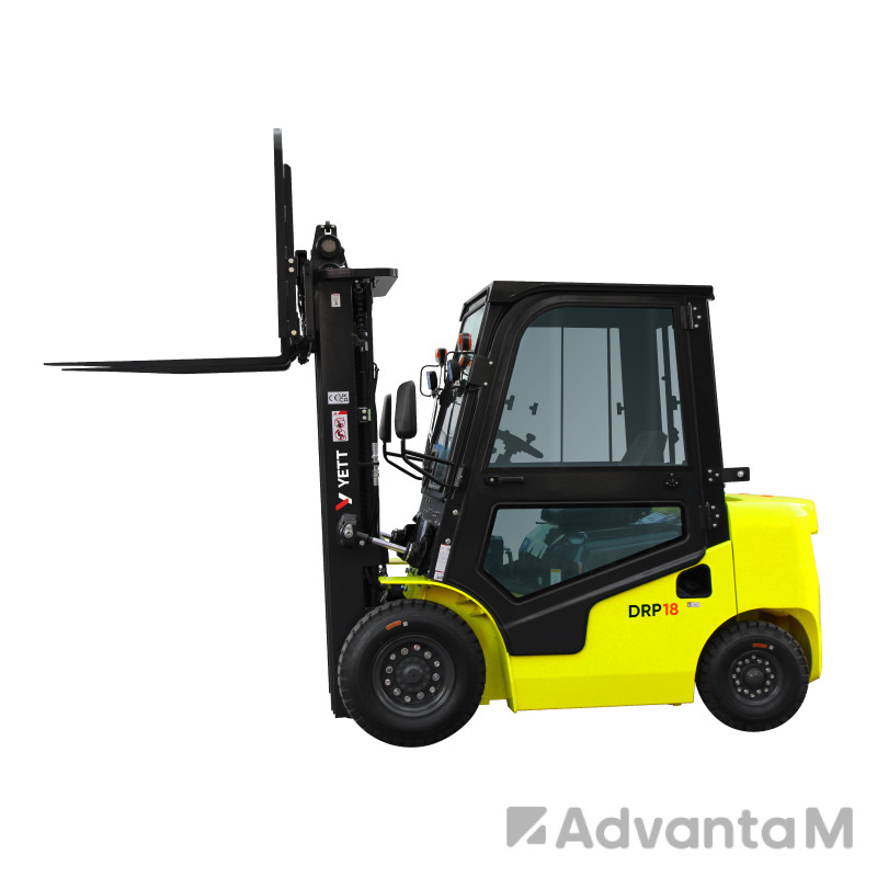 1 - Дизельный погрузчик с кабиной YETT DRP18-XCK2-M300-3W-K