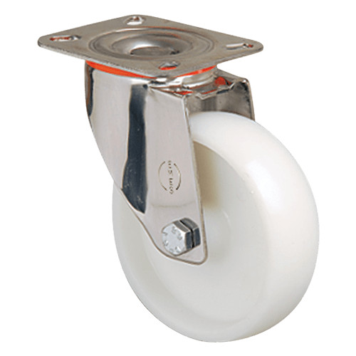 Колесо нейлоновое EM01 ZKZ 100 (INOX)