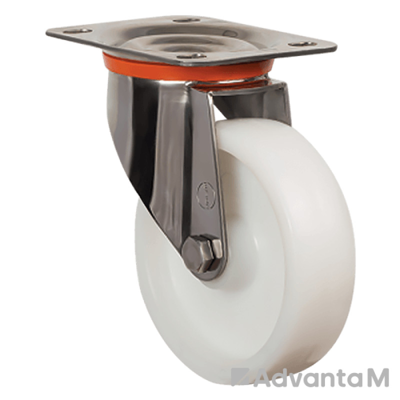 Колесо большегрузное нейлоновое EZ01 HKZ 150 (INOX)