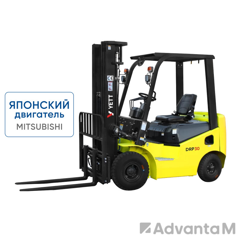 0 - Дизельный погрузчик с японским двигателем YETT DRP30-M1K2C-ZSM480-SS