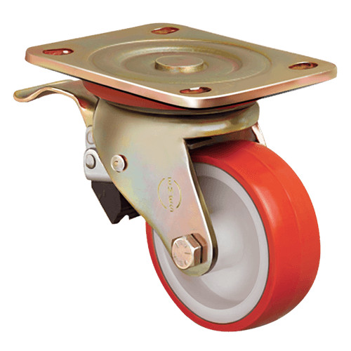 Большегрузное полиуретановое колесо ED01 ZBP 55 F