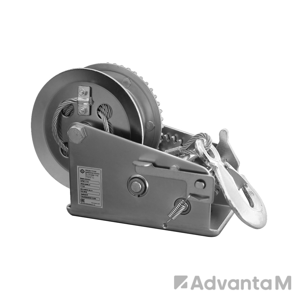 Лебедка ручная барабанная  (канат) GEARSEN FD 1120