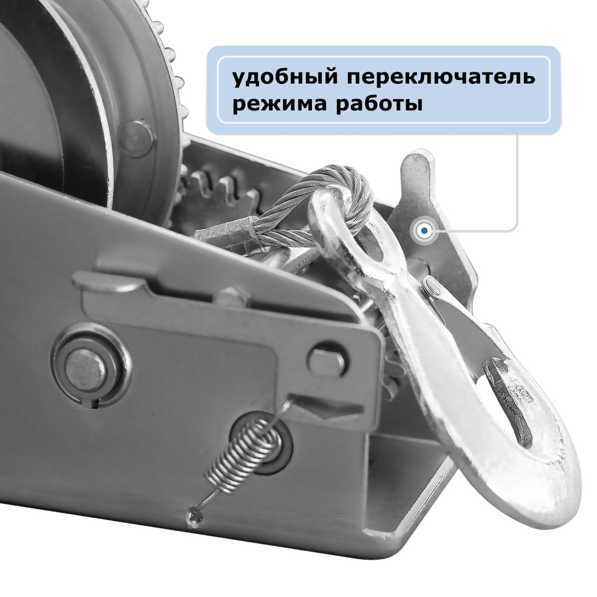 1 - Лебедка ручная барабанная  (канат) GEARSEN FD 1120