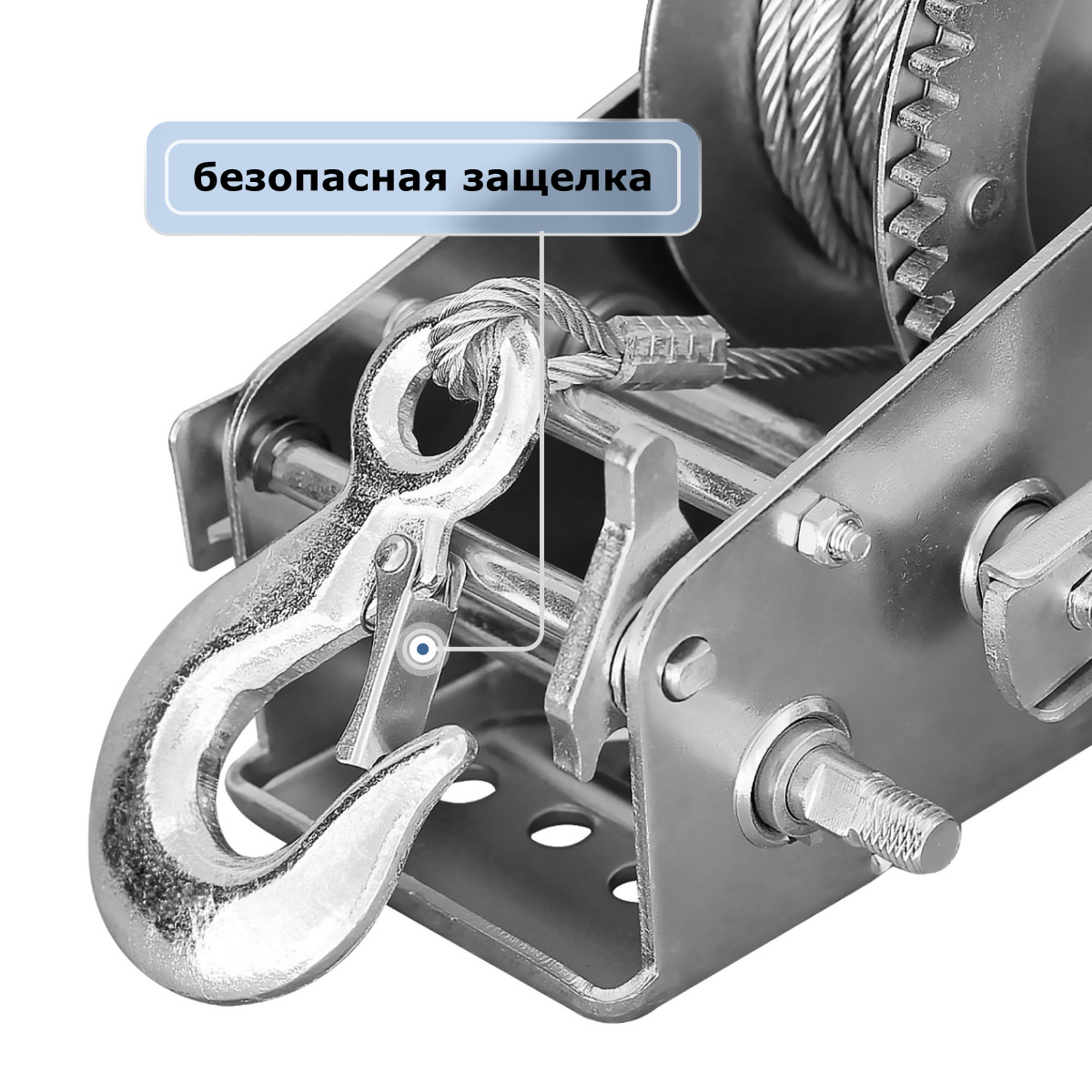 5 - Лебедка ручная барабанная  (канат) GEARSEN FD 1120