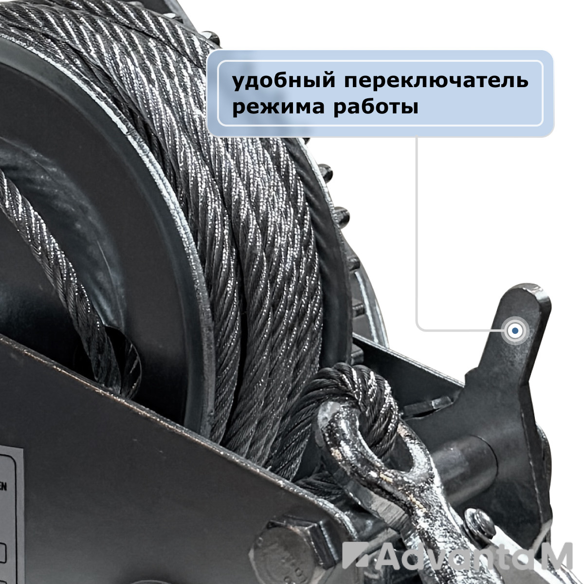 Лебедка ручная барабанная (канат) GEARSEN FD 0510 - 1
