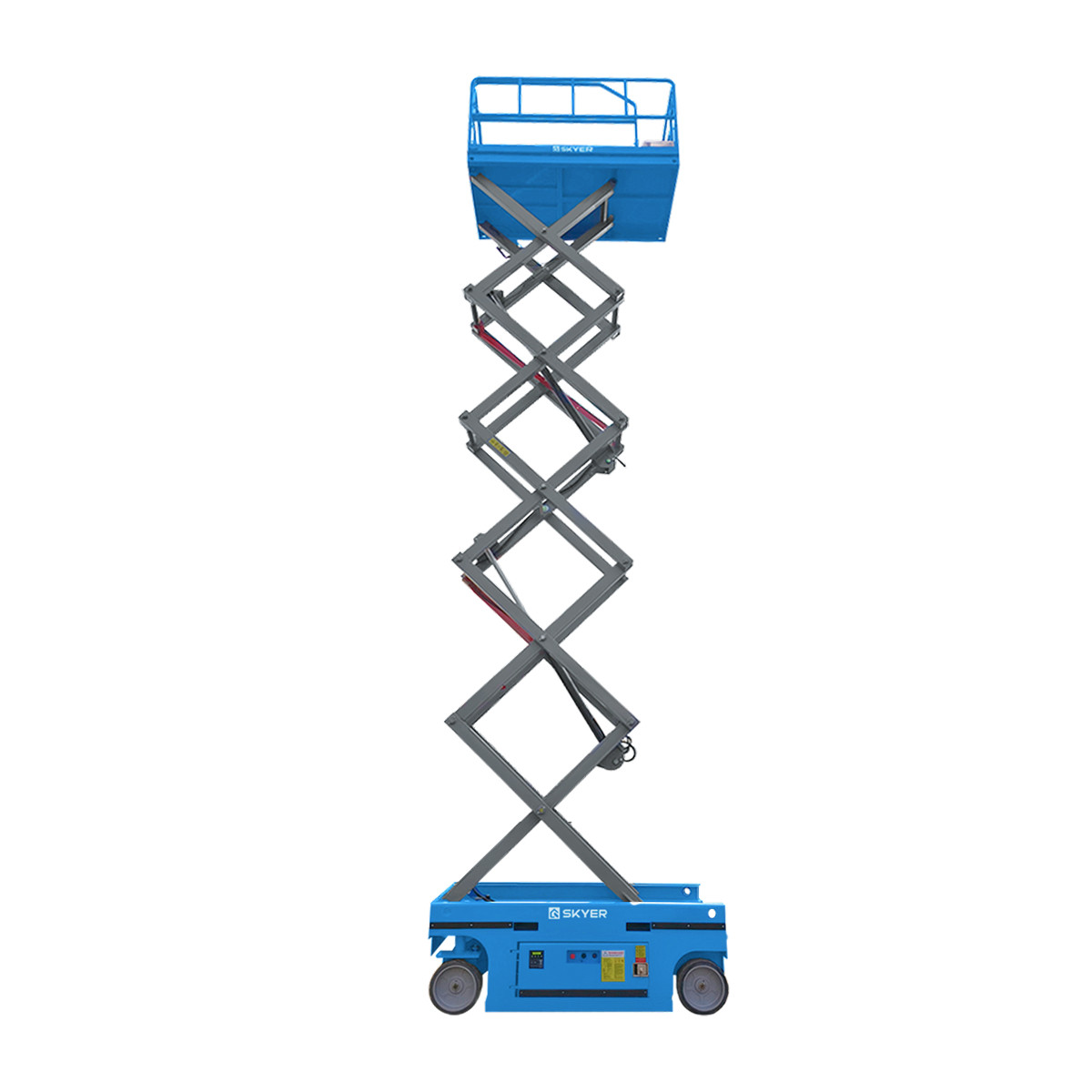 2 - Самоходный ножничный подъемник с выдвижной платформой SKYER PL0823 li-ion