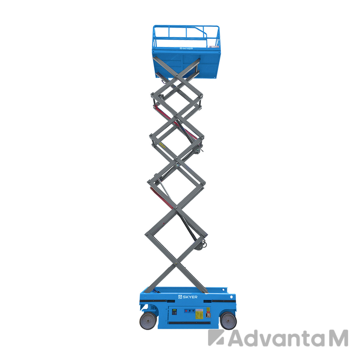 Самоходный ножничный подъемник с выдвижной платформой SKYER PL0823 li-ion - 2