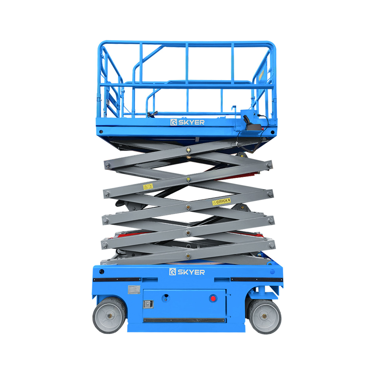 Самоходный ножничный подъемник c выдвижной платформой SKYER PL1023 li-on