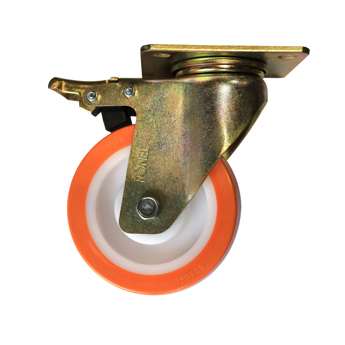 1 - Большегрузное полиуретановое колесо RONEL RN01 NPU 80 F