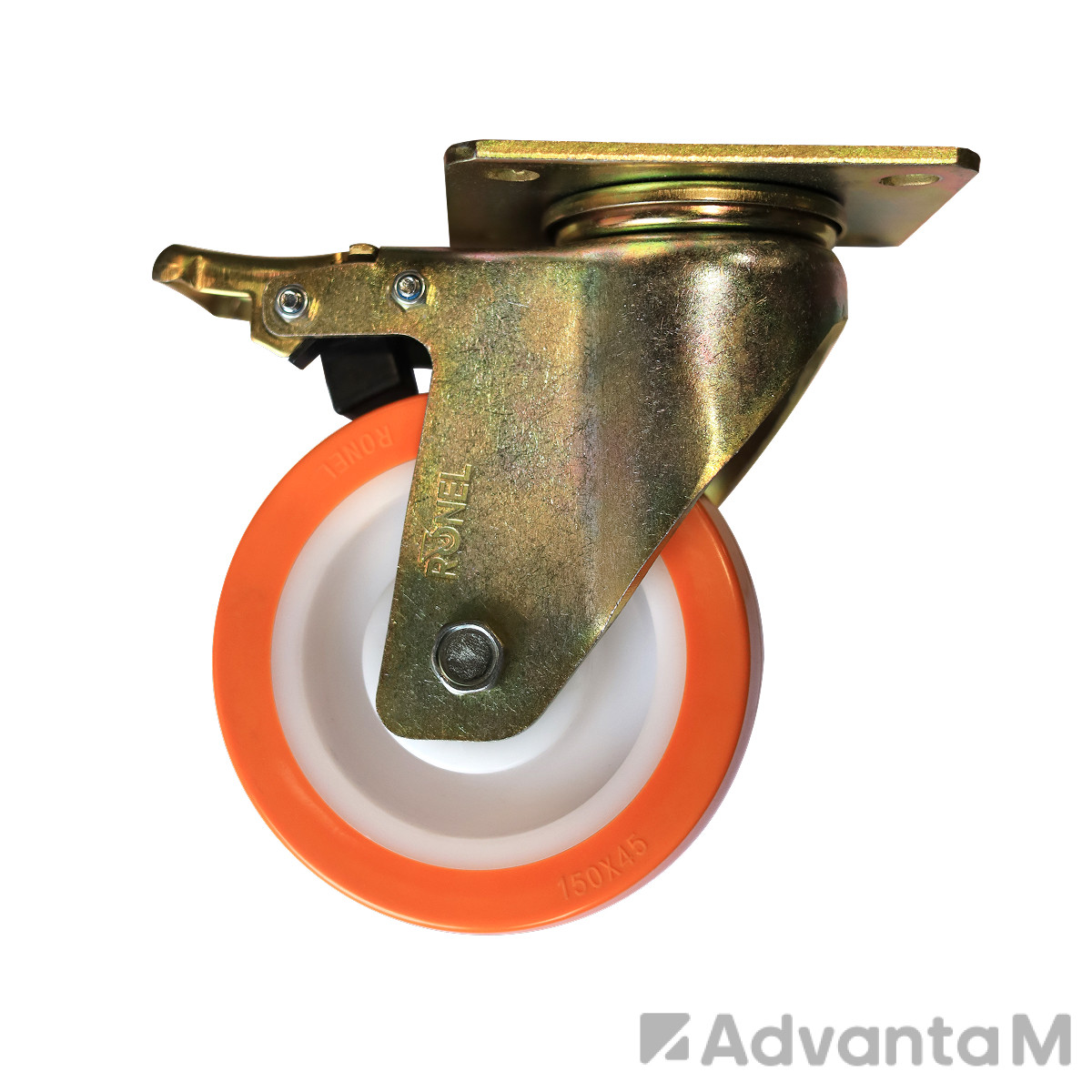 Большегрузное полиуретановое колесо RONEL RN01 NPU 80 F - 1