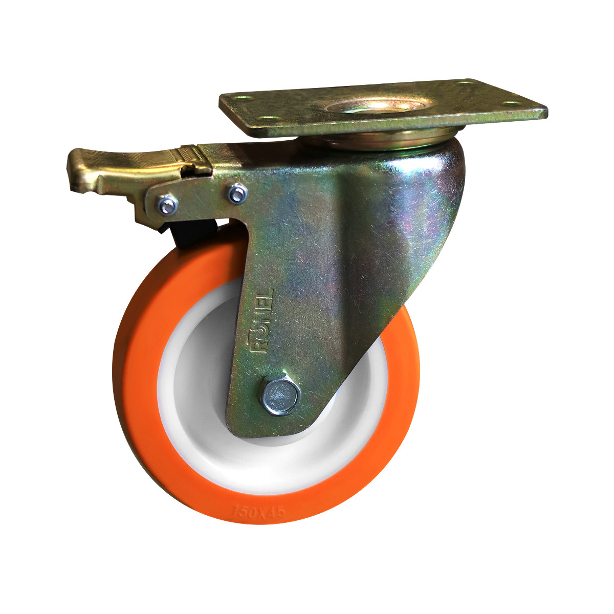 0 - Большегрузное полиуретановое колесо RONEL RN01 NPU 80 F