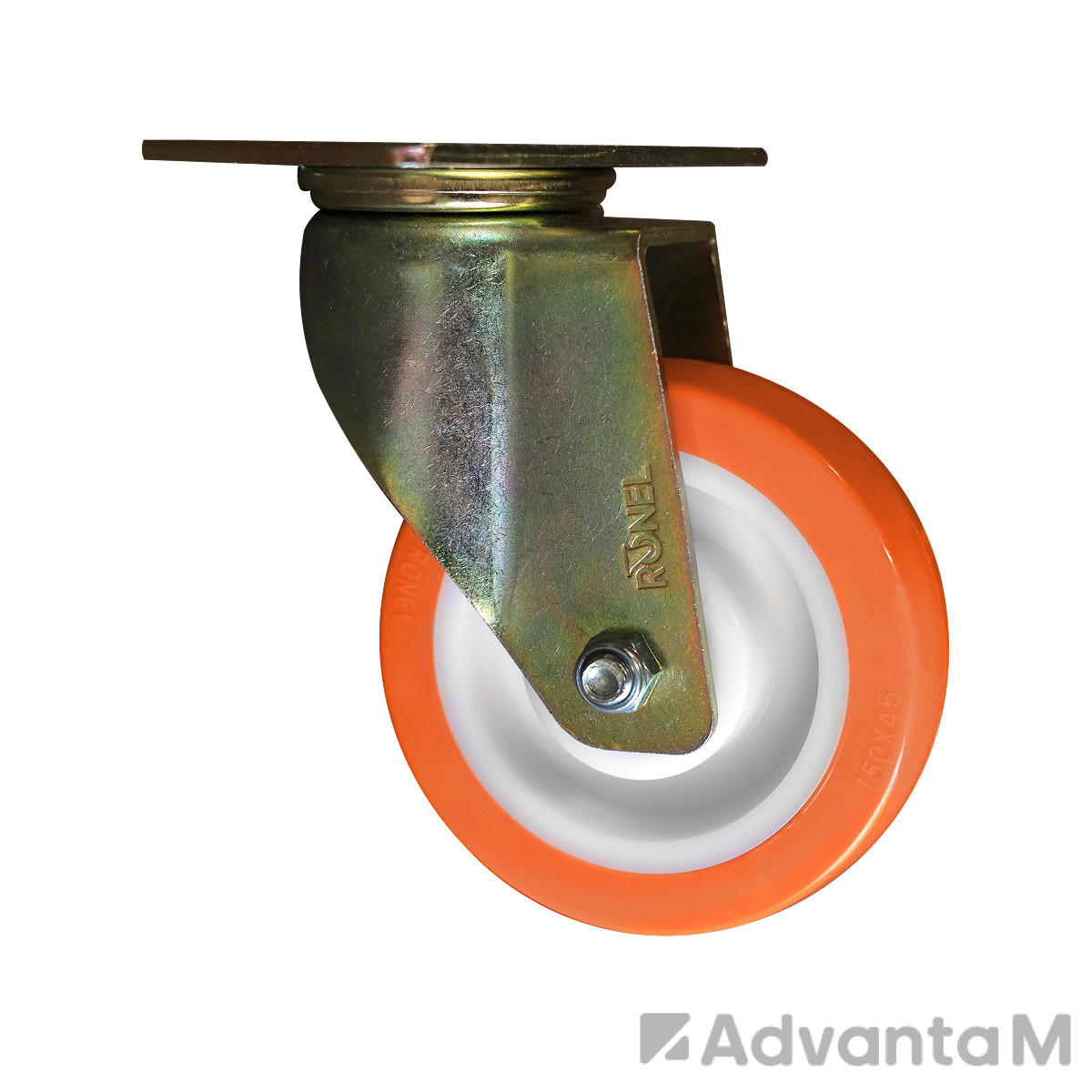 Большегрузное полиуретановое колесо RONEL RN01 NPU 200