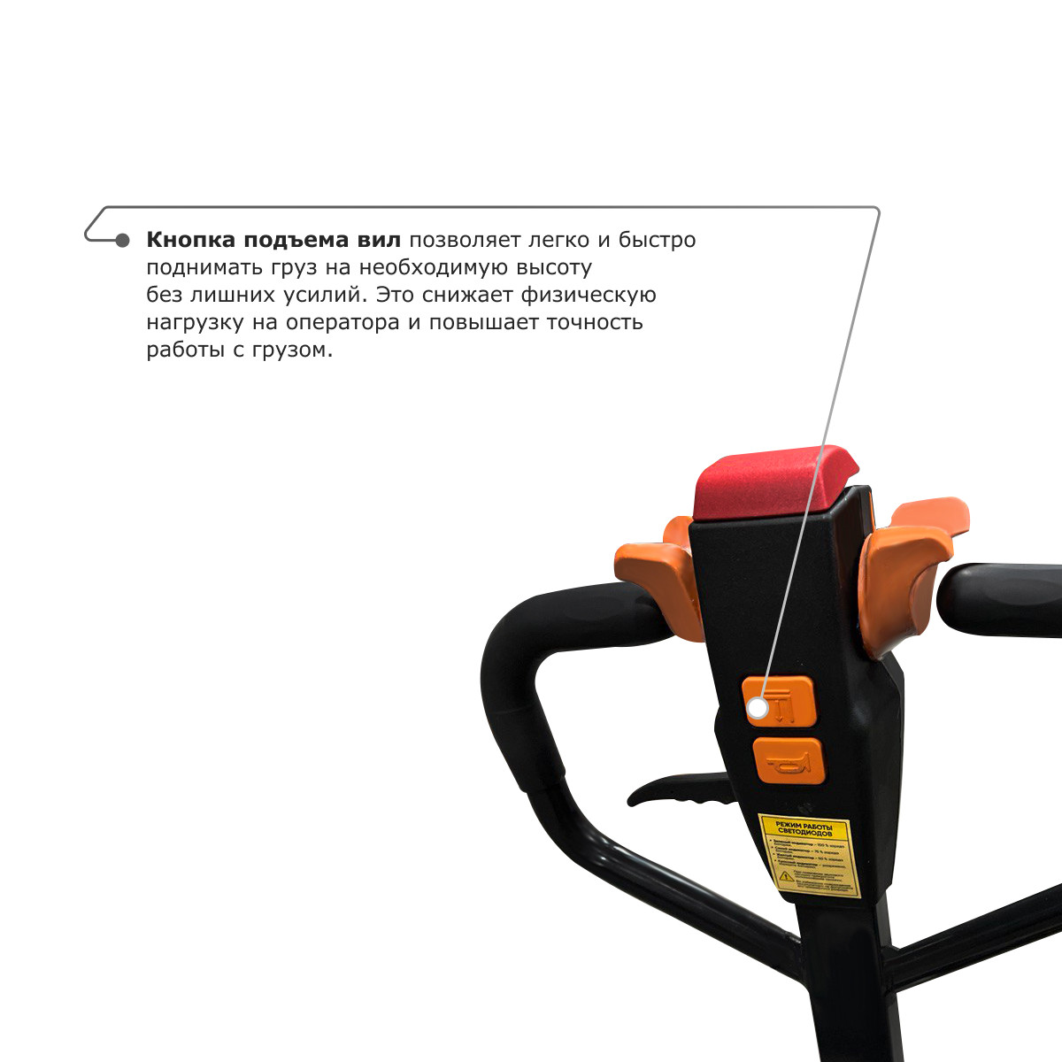 4 - Самоходная тележка (2 АКБ) PROLIFT M2 SD15L