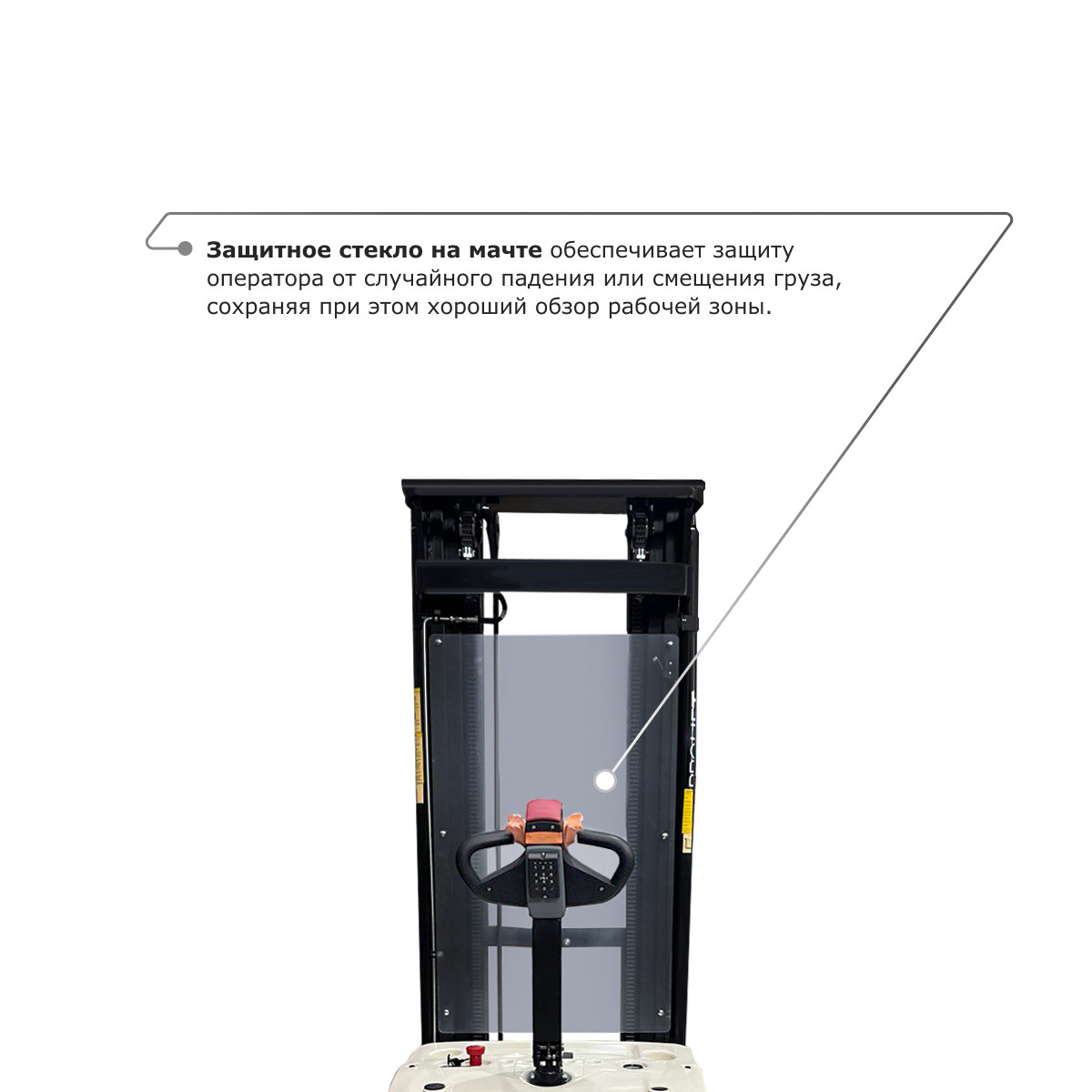 5 - Самоходный электроштабелер PROLIFT M2 SDR 2045 li-ion