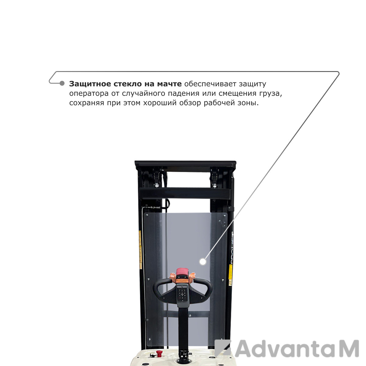 Самоходный электроштабелер PROLIFT M2 SDR 2045 li-ion - 5