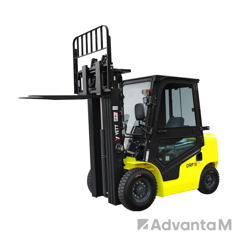 2 - Дизельный погрузчик с кабиной YETT DRP18-WS5K2-M300-3W-K