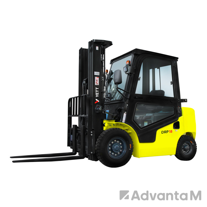 0 - Дизельный погрузчик с кабиной YETT DRP18-WS5K2-M300-3W-K