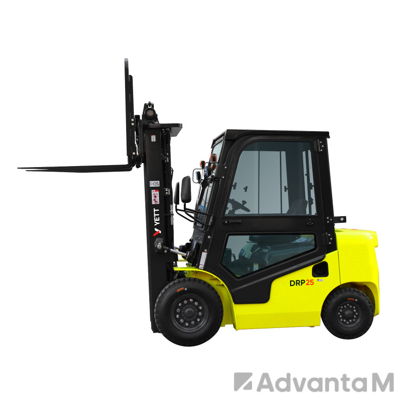 2 - Дизельный погрузчик с кабиной YETT DRP35-M1K2C-M300-3W-K