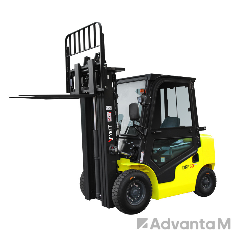 0 - Дизельный погрузчик с кабиной YETT DRP30-M1K2C-M300-3W-K