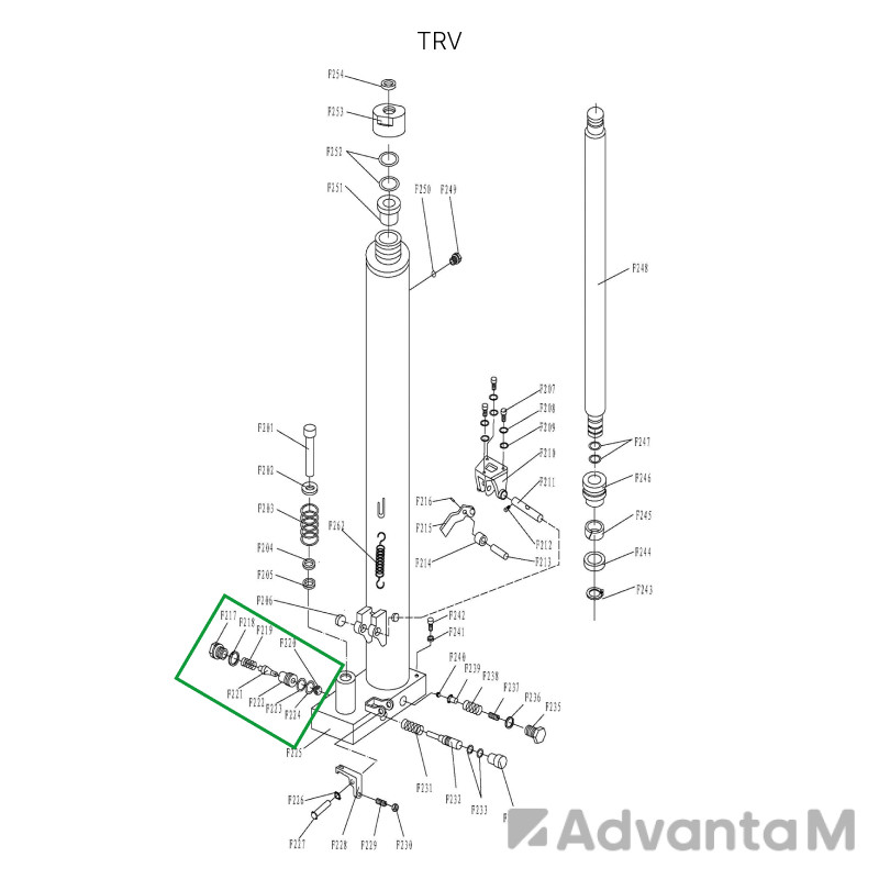 1 - Клапан перепускной для TRV