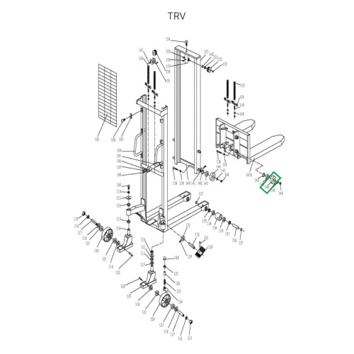 2 - Ролик каретки для TRV 