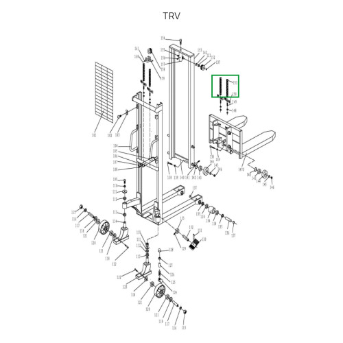 1 - Цепь гидроузла для TRV1530 