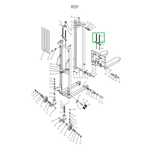 1 - Цепь гидроузла  для RDF1016 