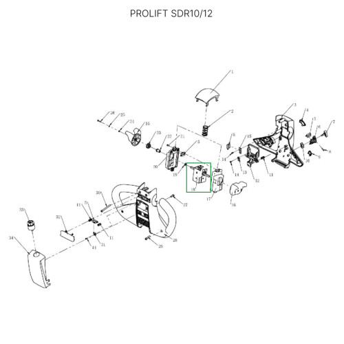 1 - Потенциометр для самоходных штабелеров SDR-S/SDR/SDK 
