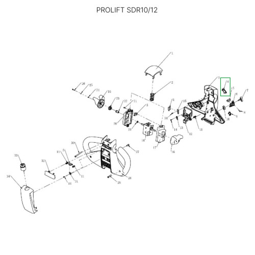 2 - Индикатор зарядки для штабелеров SDR 1-1,2 т, SDR1635, SD15, SD15L, SK15 