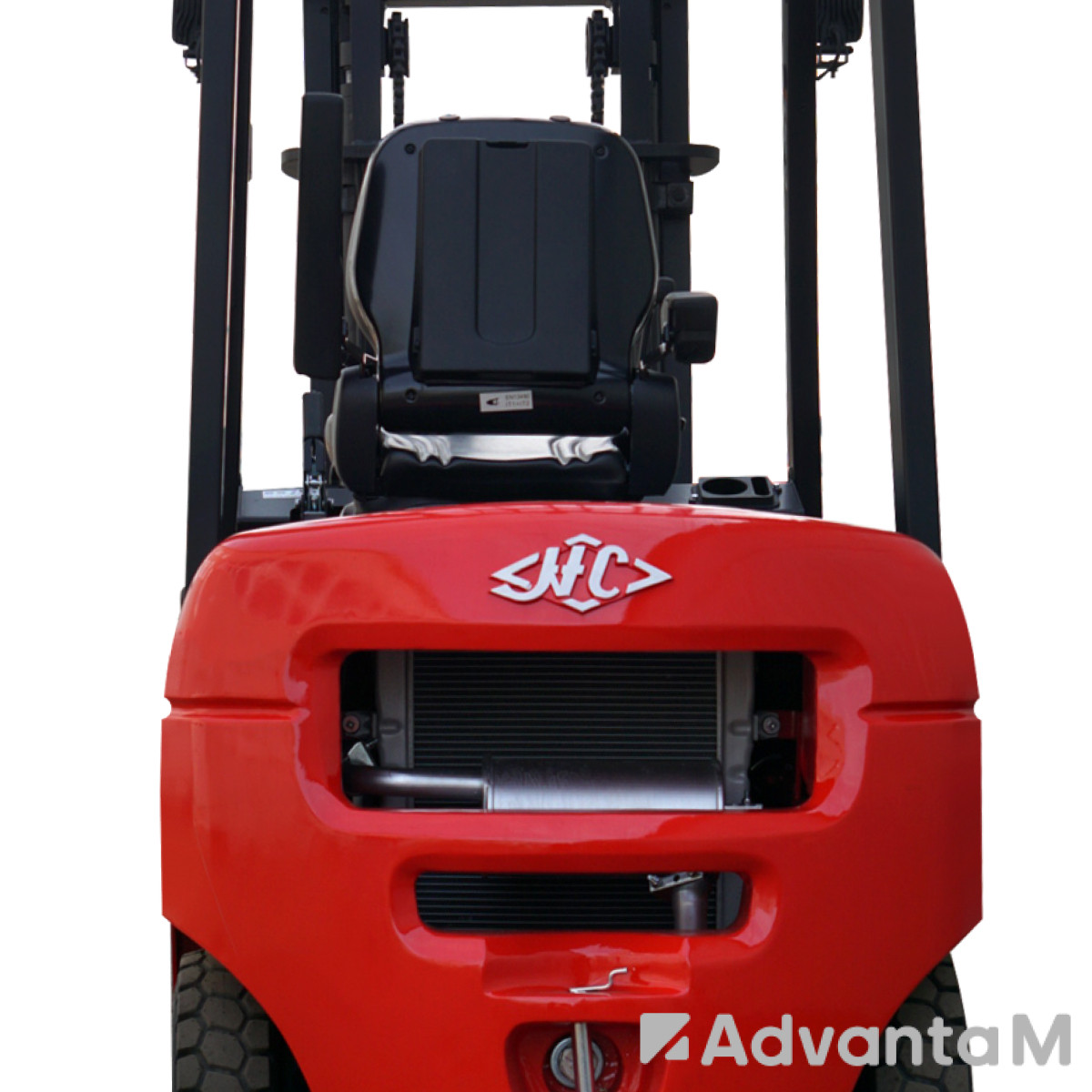 Дизельный вилочный погрузчик с тремя линиями гидравлики и свободным подъемом вил HANGCHA CPCD20 AG2 ZSM480-3W-SS - 4