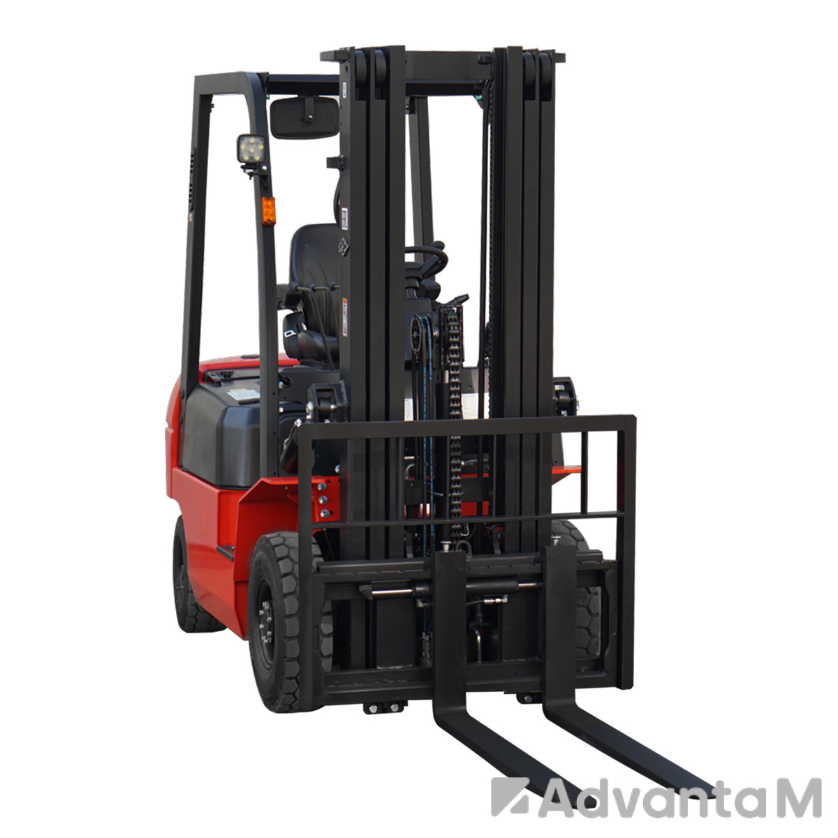 Дизельный вилочный погрузчик с тремя линиями гидравлики и свободным подъемом вил HANGCHA CPCD20 AG2 ZSM480-3W-SS - 2