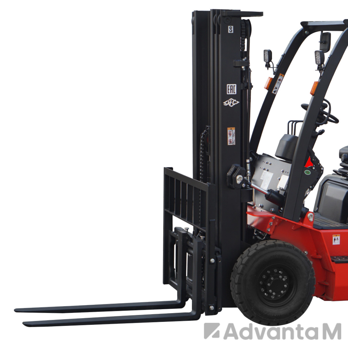 Дизельный вилочный погрузчик с тремя линиями гидравлики и свободным подъемом вил HANGCHA CPCD20 AG2 ZSM480-3W-SS - 9