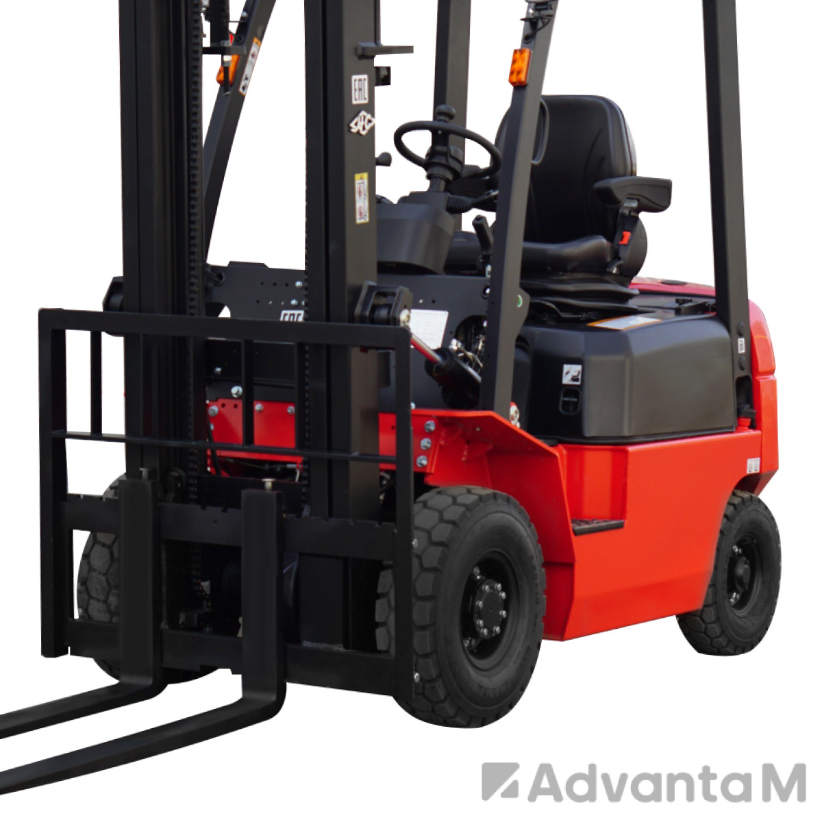 Дизельный вилочный погрузчик с тремя линиями гидравлики и свободным подъемом вил HANGCHA CPCD20 AG2 ZSM480-3W-SS - 8