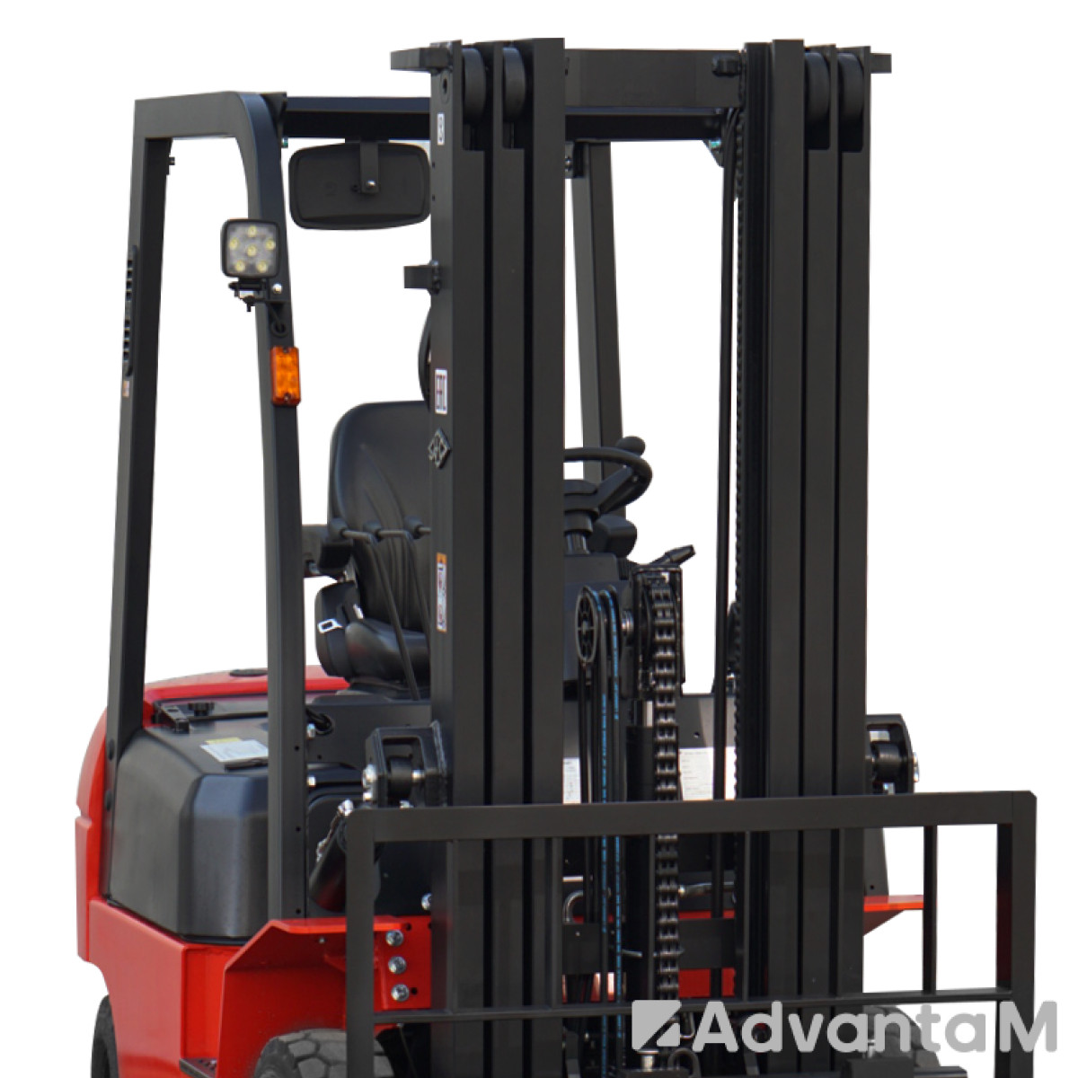 Дизельный вилочный погрузчик с тремя линиями гидравлики и свободным подъемом вил HANGCHA CPCD20 AG2 ZSM480-3W-SS - 6