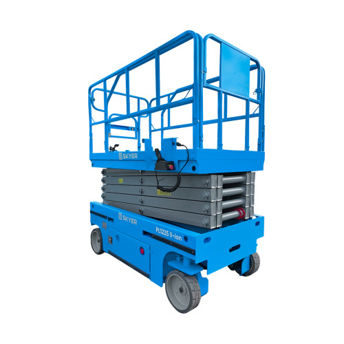 1 - Самоходный ножничный подъемник с выдвижной платформой SKYER PL1425 li-ion