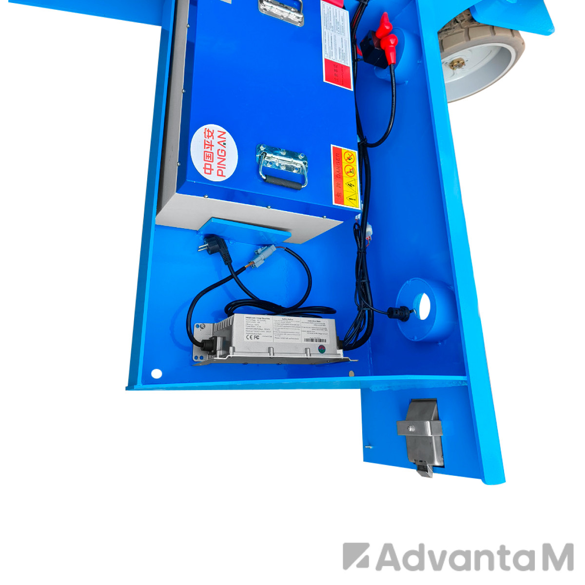 Самоходный ножничный подъемник с выдвижной платформой SKYER PL1425 li-ion - 3