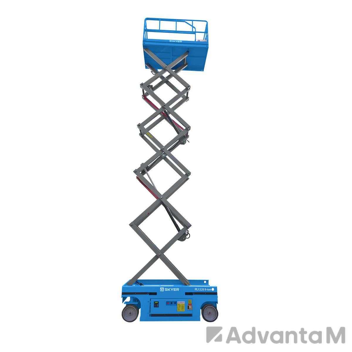 Самоходный ножничный подъемник с выдвижной платформой SKYER PL1425 li-ion - 2